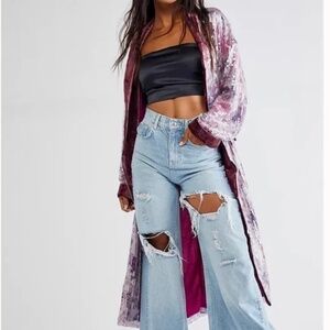 Free people Kealey Kimono new with tags oversized fit size X small